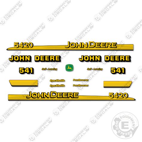 Fits John Deere 5420 541 Decal Kit Package Loader Attachment Tractor Equipment Decals