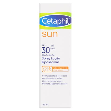 PROTETOR SOLAR SPRAY LIPOSSOMAL FPS 30 CETAPHIL SUN CAIXA 150ML GTIN