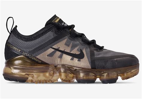 Nike Air Vapormax 2019 Black Metallic Gold Ar6631 002 Release Date Sbd