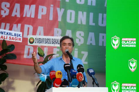 VİDEO Amedspor da Aziz Elaldı yeniden başkan