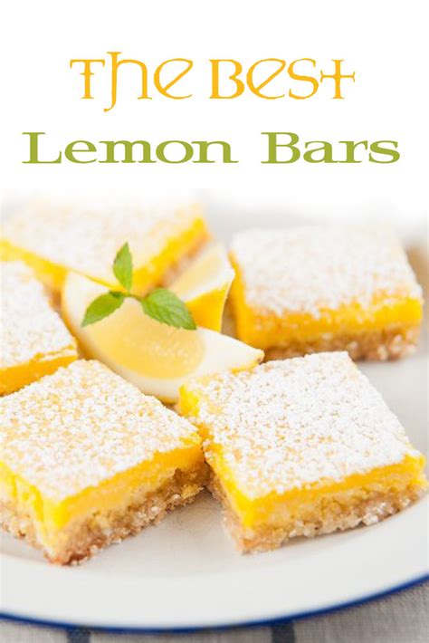 The Best Lemon Bars