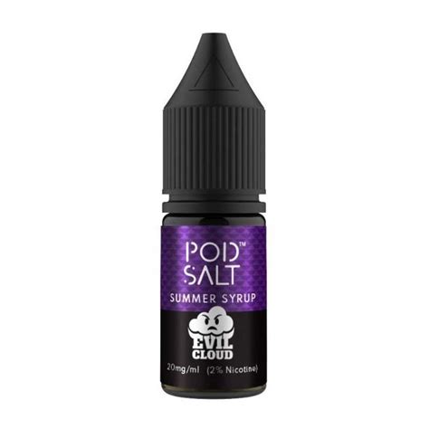 Pod Salt Evil Cloud Summer Syrup Nic Salt Ml Ismokeking Se