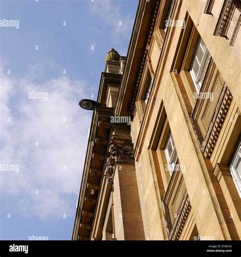 Architectural Features Of Neo Classical Stone Building Grey Street