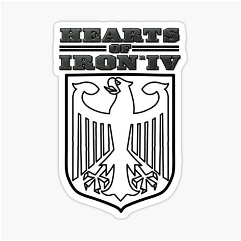 Copy Of Coat Of Arms German Empire Hearts Of Iron Iv Sticker For Sale By Fashiontiks Redbubble