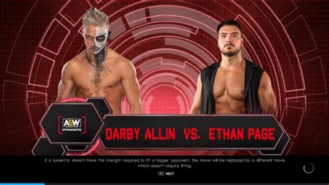 Wwe K Darby Allin Vs Ethan Page Youtube