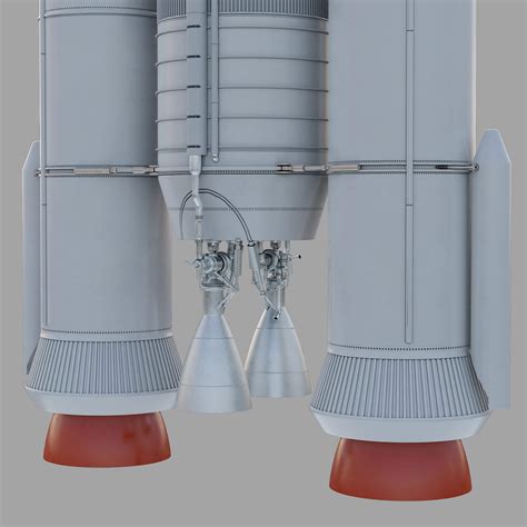 GSLV Rocket - 3D Model by shontoloyo