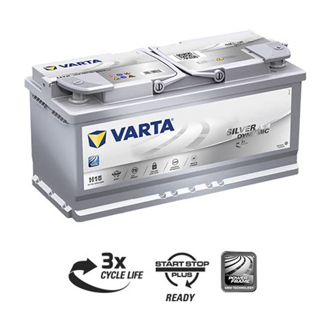 VARTA H15 VRLA AGM Battery 12V 105AH 950EN Fits MERCEDES BENZ