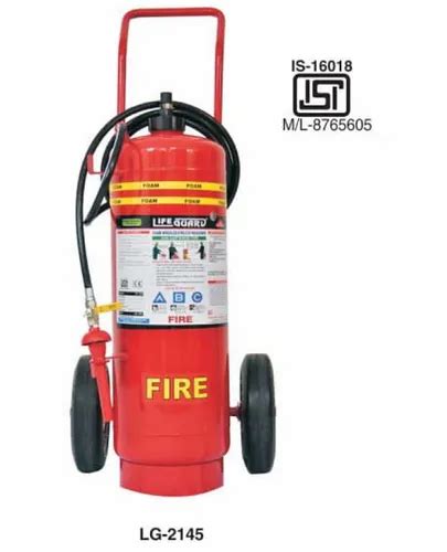 Lifeguard Ltr Mechanical Foam Wheeled Fire Extinguisher At Rs Hot Sex