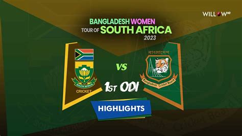 Highlights St Odi South Africa Women Vs Bangladesh Women St Odi