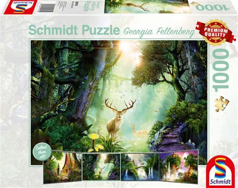 Puzzle 1000 pièces Fellenberg Chevreuils dans la forêt Acheter