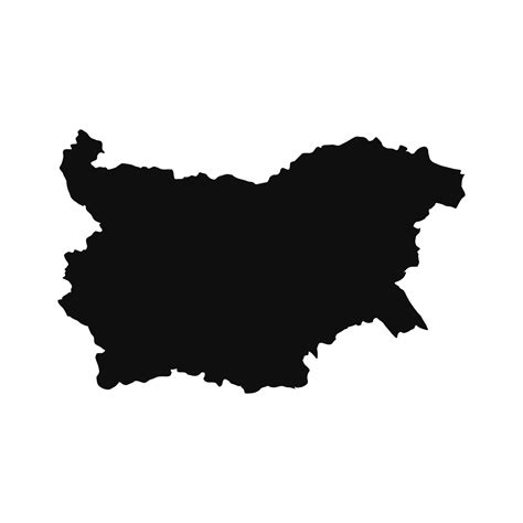 Bulgaria map on white background 8388050 Vector Art at Vecteezy
