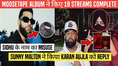 Sidhu Moosewala Moosetape Album B Streams On Spotify Sunny Malton