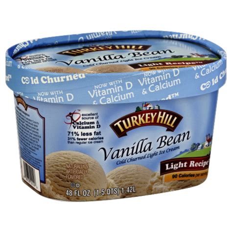 Turkey Hill® Light Vanilla Bean Ice Cream, 48 fl oz - Fred Meyer