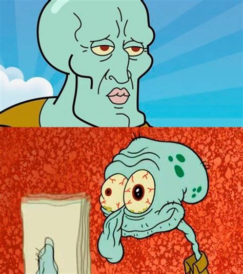 Create Meme Spongebob Squidward Squidward Meme Stoned Squidward Pictures Meme