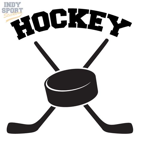 Hockey Stick And Puck Logo