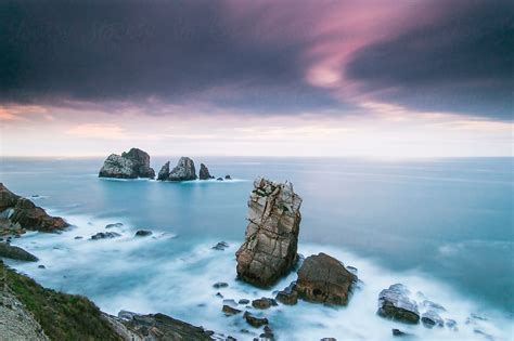 "Cantabrian Sea At Sunset" by Stocksy Contributor "Marilar Irastorza ...