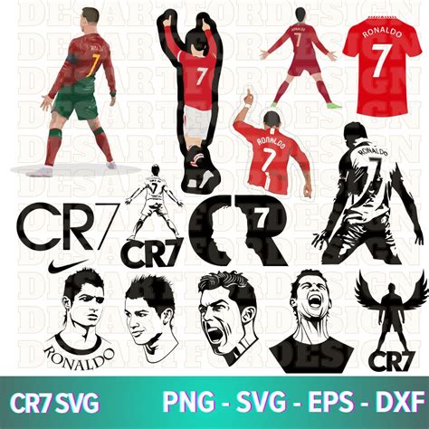 Ronaldo Svg Cristiano Ronaldo Svg Ronaldo Png Cr7 Goat Svg Goat Svg