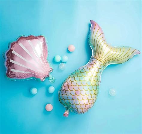 Zeemeermin Ballonnen Set Zeemeermin Cijfer Ballon Jaar Mermaid