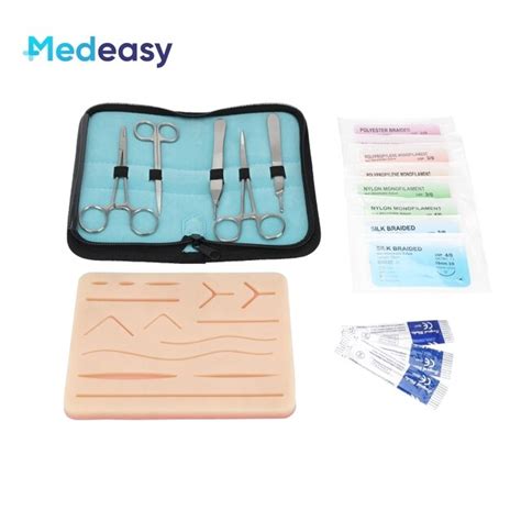 Kit de práctica de sutura para estudiantes de medicina Kit de