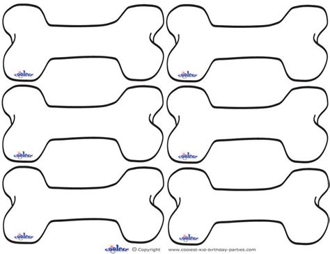 Free Printable Dog Bone Coloring Pages