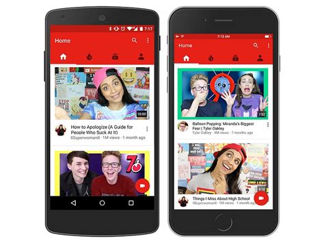 Youtube For Android And Ios Revamped Gets Better Recommendations