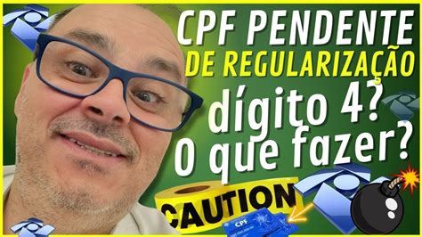 Cpf Pendente De Regulariza O D Gito O Que Fazer Cpf Pendente De