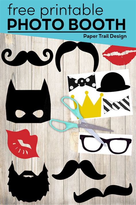 Diy Wedding Photo Booth Props To Print For Free Including Mustaches A