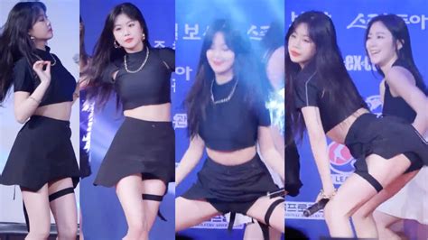 G I DLE 여자 아이들 UH OH SOOJIN 수진 FANCAM 직캠 UPSKIRT HD SPLIT