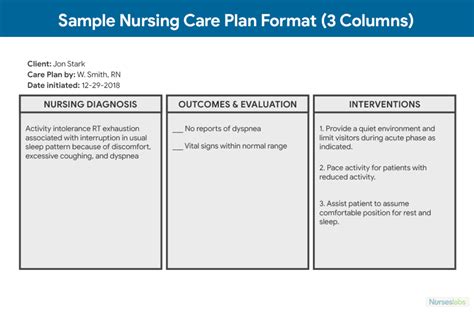 Nursing Care Plan Diagram