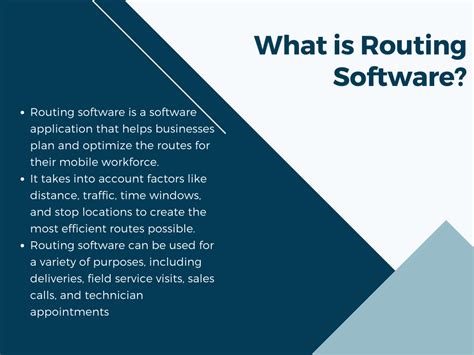 PPT Routing Software For Small Business PowerPoint Presentation Free