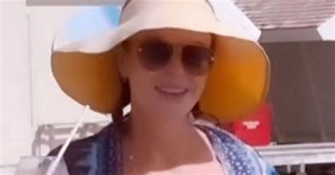 Amanda Holden Strips Down To Bikini For Sunny Easter Bike Ride As She