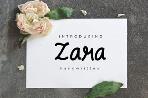 Zara Font Letterayu And Masyafi Studio Fontspace