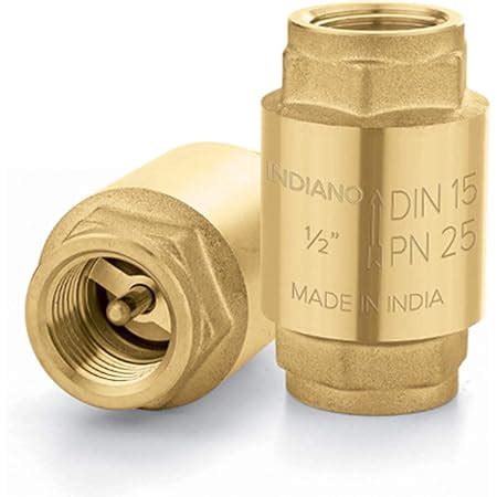 Buy 15mm Indiano Brass Non Return Valve NRV Online At Low Prices In