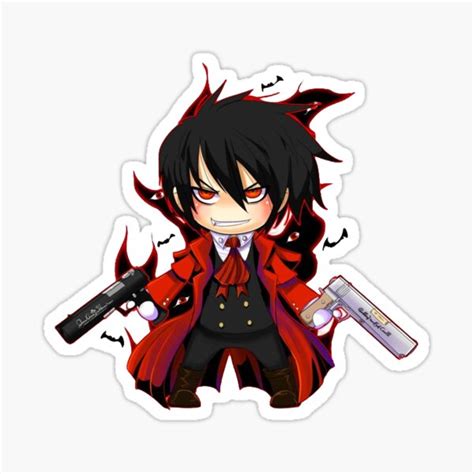 Hellsing Ultimate Alucard Chibi Sticker Sticker For Sale By