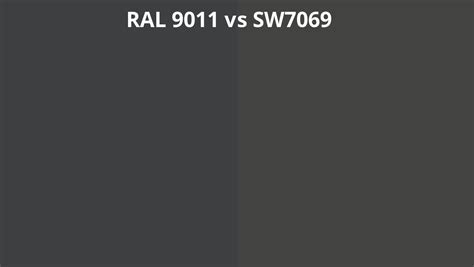 Ral 9011 Vs Sw7069 Ral Colour Chart Uk