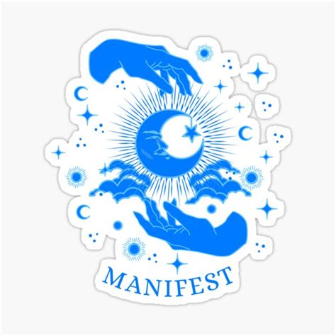 Manifest Sticker For Sale By Solsunx Redbubble