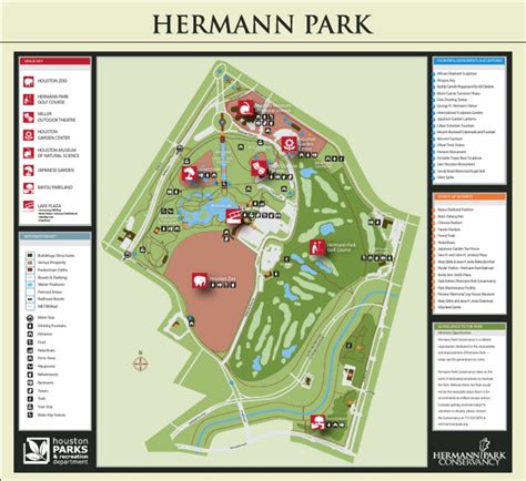 Hermann Park Map 2010 | PDF | Outdoor Recreation | Tourist Attractions