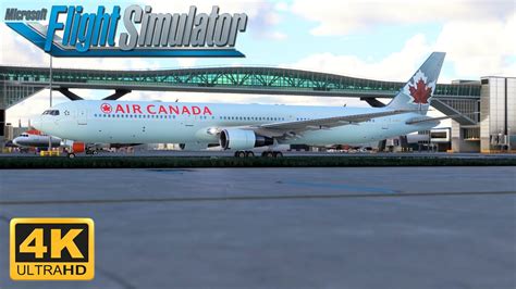 4K Microsoft Flight Simulator 2020 MAXIMUM GRAPHICS Boeing 767