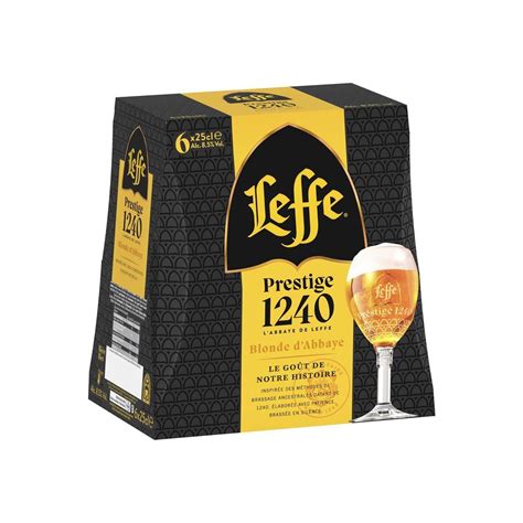 Livraison à domicile Leffe Bière blonde Prestige 1240 6x25cl