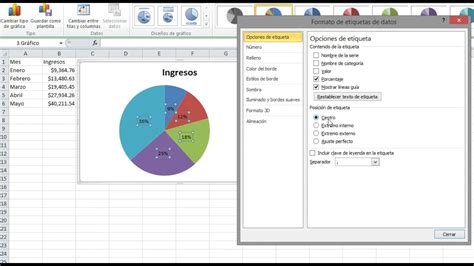 Cómo hacer gráficos en Excel con porcentajes Recursos Excel