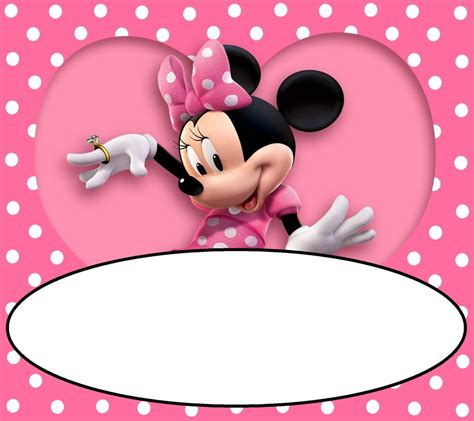 Minnie Mouse Card Templates Cardtemplate My Id