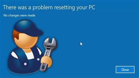 How To Fix There Was A Problem Resetting Your Pc No Changes Were Made