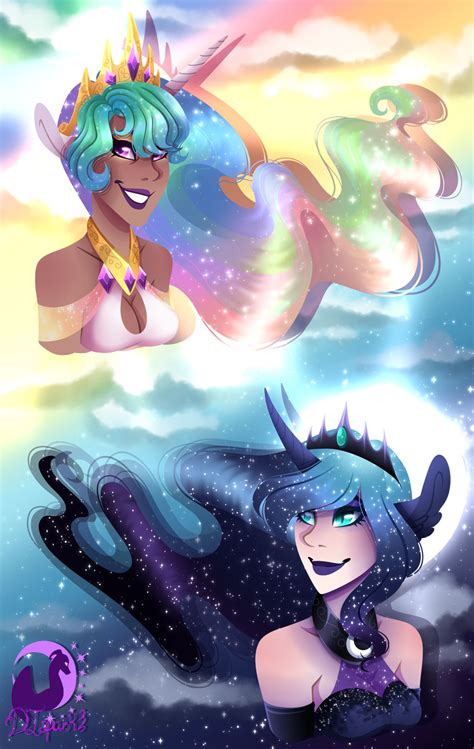 The Royal Sisters By Lunanyxart On Deviantart