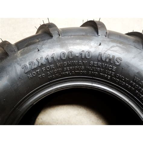 Two New 22x1100 10 Otr 22 Mag Tires 4 Ply Tl For Zero Turn Mowers