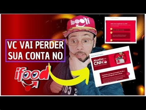 Entregador IFood Atualiza Seus Dados Envio De CNH Documento Ou Sua