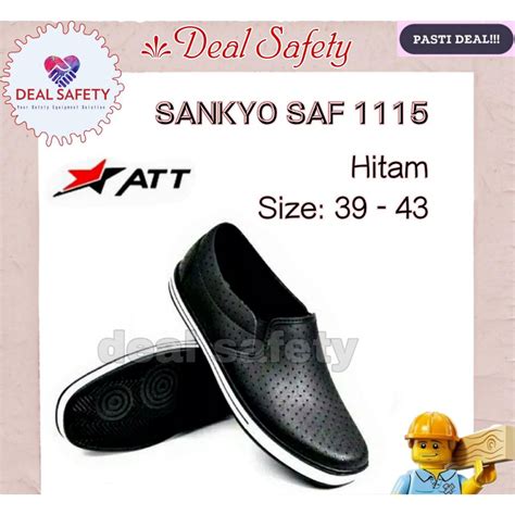 Jual Sepatu Pantofel Karet Sankyo Att Saf Shopee Indonesia