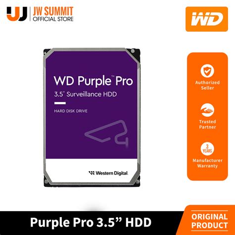 Western Digital Wd Purple Pro Surveillance Sata Internal Hdd