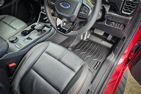 Ford Ranger 2023 Spyder Floor Mats Full Set Next Gen Ranger Uk