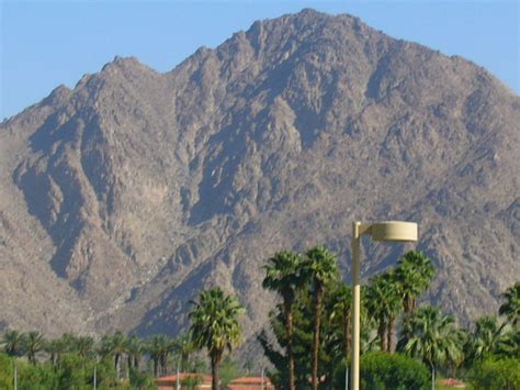 La Quinta Ca Telephoto Mountain Range Photo Picture Image