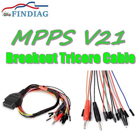 Adaptador de diagnóstico profesional OBD2 MPPS V21 OBD Breakout Tricore